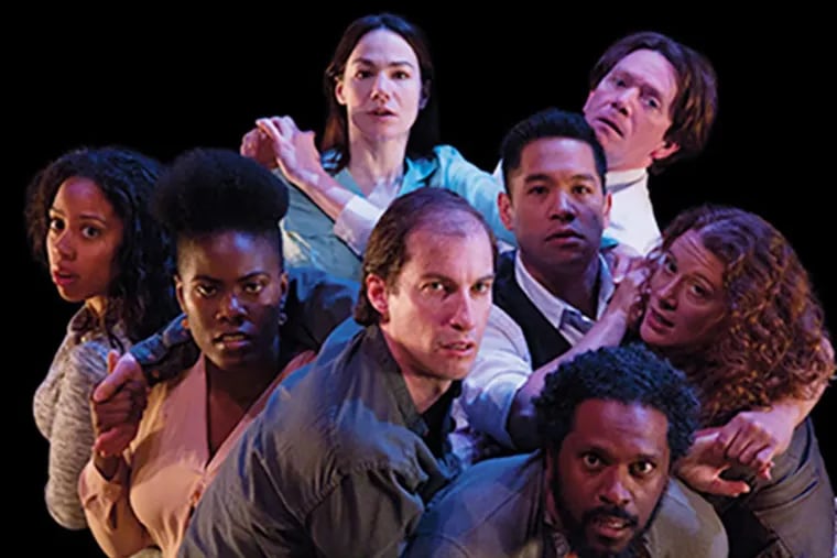 The cast of Chritopher Chen’s “Passage,” through May 13 at the Wilma Theater.