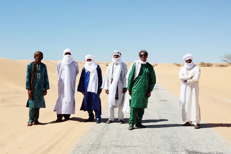 Tinariwen, from Northern Mali, perform at Union Transfer on Tuesday Sept. 24.