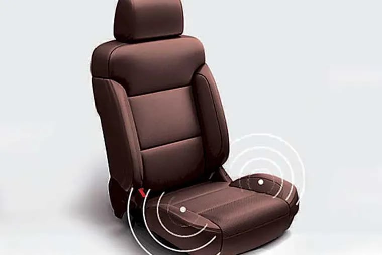 The Safety Alert Seat in Chevrolet's 2015 Tahoe pulses from the side of the direction of your drift.