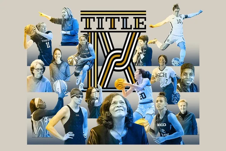 Title IX athletes by Anton Klusener. Associated Press and Getty images