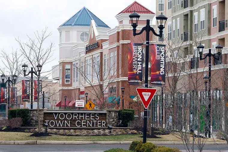The Voorhees Town Center has increased interest in the west end of the township. Besides the High-Speed Line station, new restaurants and shops have also made the area more popular.