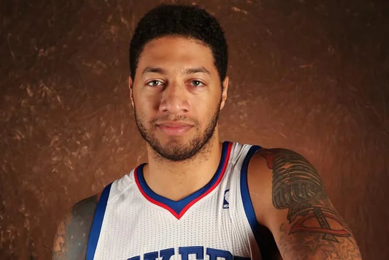 Royce White during Sixers media day. (Steven  M. Falk/Staff Photographer)
