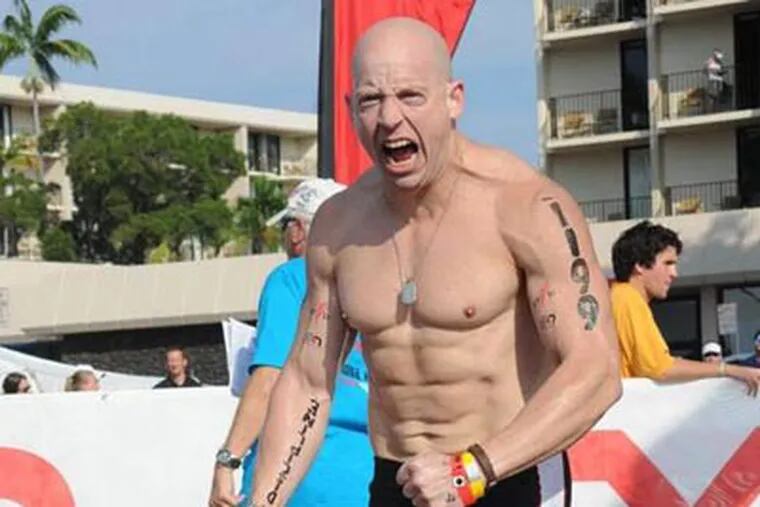 Jonathan Lieberman at the Ironman World Championship in Hawaii in October.