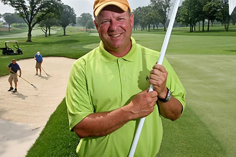 "I'm extremely lucky," Aronimink Golf Club superintendent John Gosselin said. (Michael Bryant/Staff Photographer)