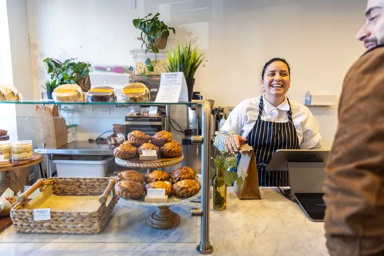 Mardhory Santos-Cepeda, owner of Kouklet Brazilian Bakehouse on Passyunk Avenue in South Philadelphia, offered a specialty off-menu dessert on Small Business Saturday as a sign of appreciation for the community's support.