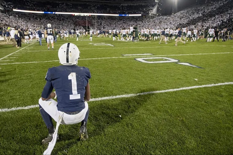Penn State's offense couldn't keep hold of the ball late in losses to Michigan State and Ohio State.