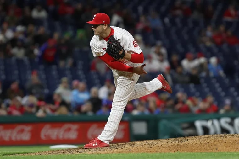 Jerad Eickhoff is one of the Phillies starters off to a strong start this season.
