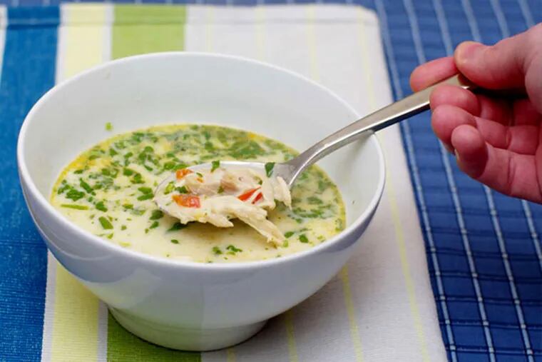 Thai Chicken Soup with soothing coconut milk, its saturated fat content newly exonerated by research.