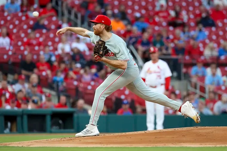Phillies starting pitcher Spencer Turnbull tossed six scoreless innings, allowing two hits with six strikeouts and one walk against the Cardinals.