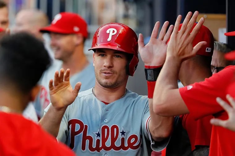 J.T. Realmuto wasn't able to make his mark on Tuesday's MLB All Star game, but he's more concerned about the Phillies' playoff run.