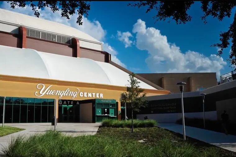The University of South Florida's Sun Dome is being renamed after Pennsylvania-based  D.G. Yuengling & Son.