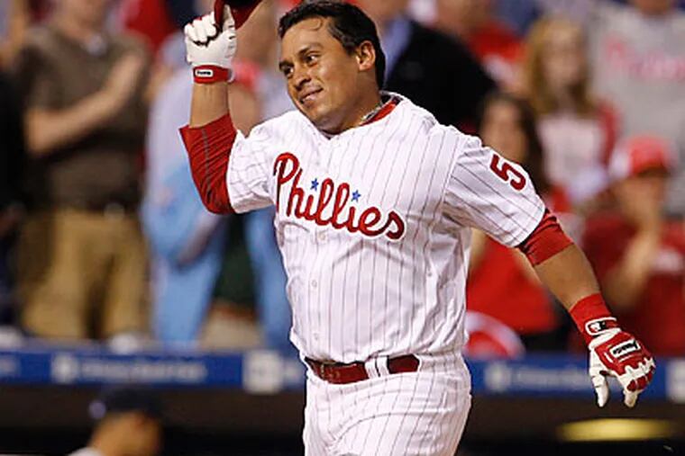 The Phillies signed Carlos Ruiz as a 19-year-old in 1999 for just $8,000. (Ron Cortes/Staff file photo)