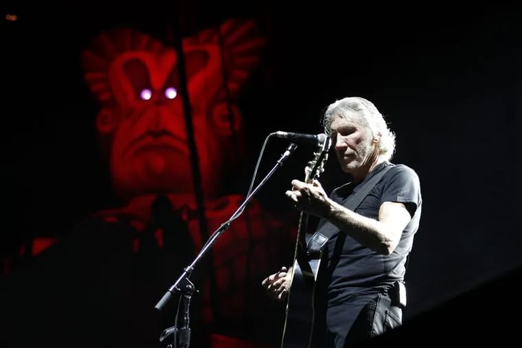 Roger Waters performs Pink Floyd’s “The Wall”  at Citizens Bank Park in 2012.