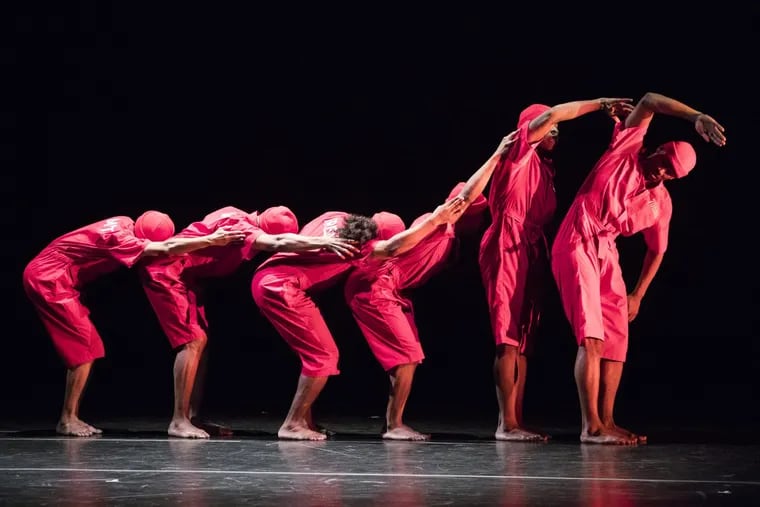 Philadanco dancers in Anthony Burrell’s “Endangered Species.”