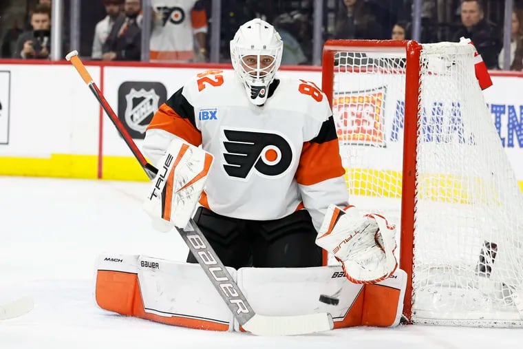 Flyers goaltender Ivan Fedotov got into three games after joining the team from Russia on March 29.