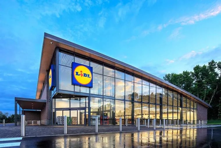 This store is a prototype of Lidl groceries that the German-owned company is building in the U.S.