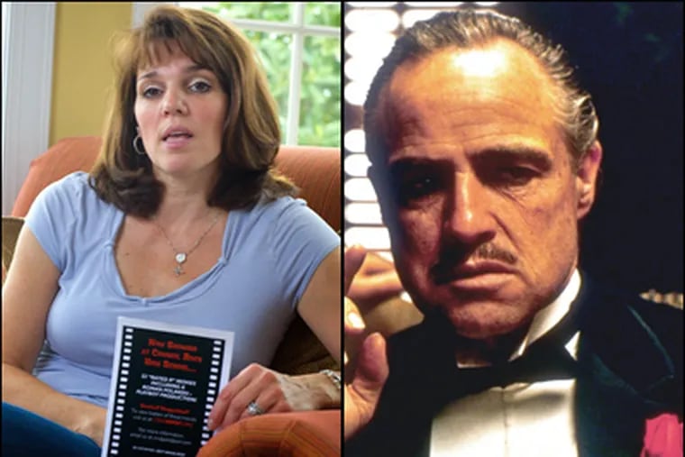 Left: Diana Nolan, of Parents Active in Responsible Education, is fighting against the showing of R-rated films in Council Rock School District classes. Right: “The Godfather” is district-approved for English courses.