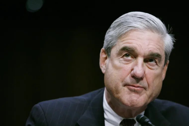 Robert Mueller testifies before a Senate Intelligence Committee hearing in Washington.