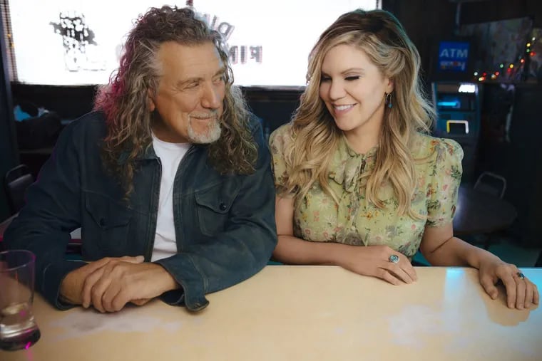 Robert Plant and Allison Krauss' 'Raise The Roof' is their first album in 14 years. They are playing the Mann Center in June.