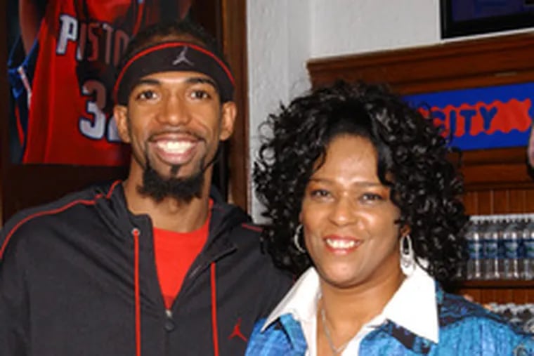 Coatesville native Richard Hamilton credits his mother, Pamela Long, as the one who &quot;developed me the way I am. . . . Mother&#0039;s Day means everything to me.&quot;