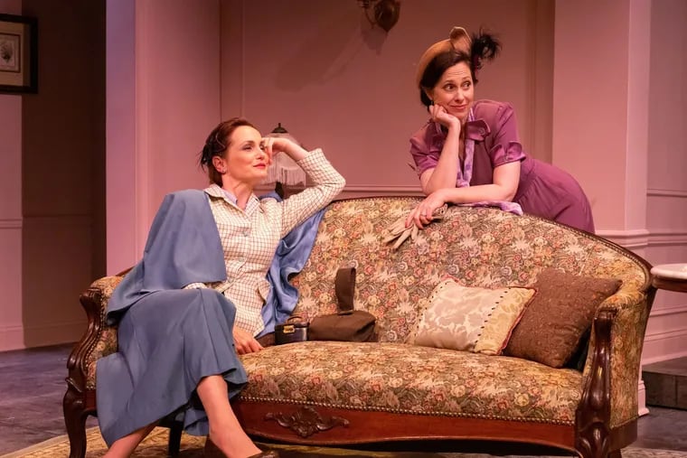 Pictured is Julianna Zinkel and Teri Lamm in "The Vinegar Tree" at People's Light.