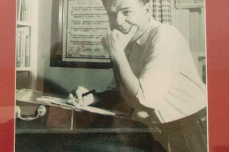 Photo of Oscar Hammerstein II in his former Doylestown home.
