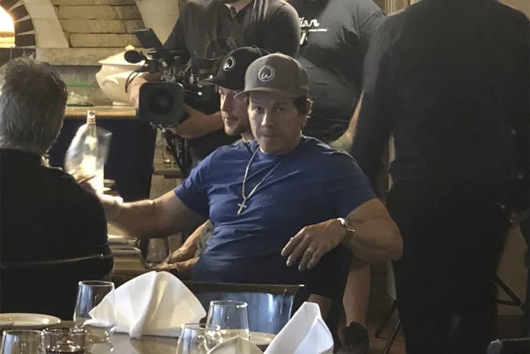 Mark Wahlberg at Girasole in Atlantic City on Saturday, May 5, 2018.