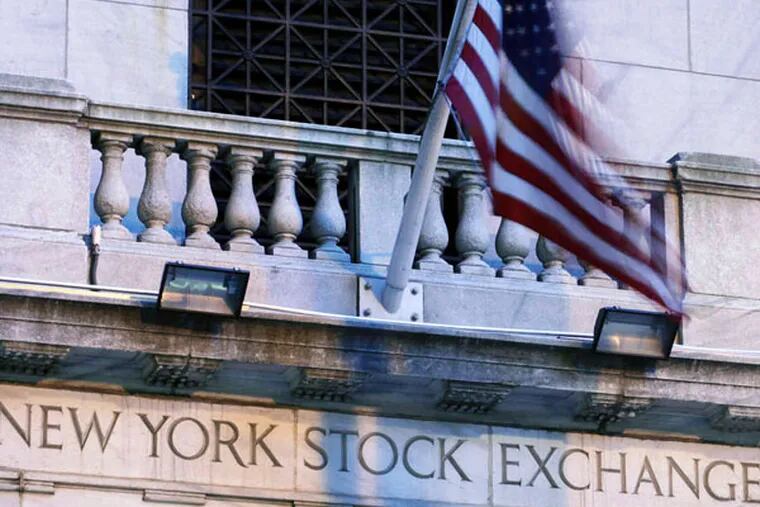 The New York Stock Exchange and the rest of the market could be headed for a correction, author David Rosenberg says. (Mark Lennihan / Staff Photographer)