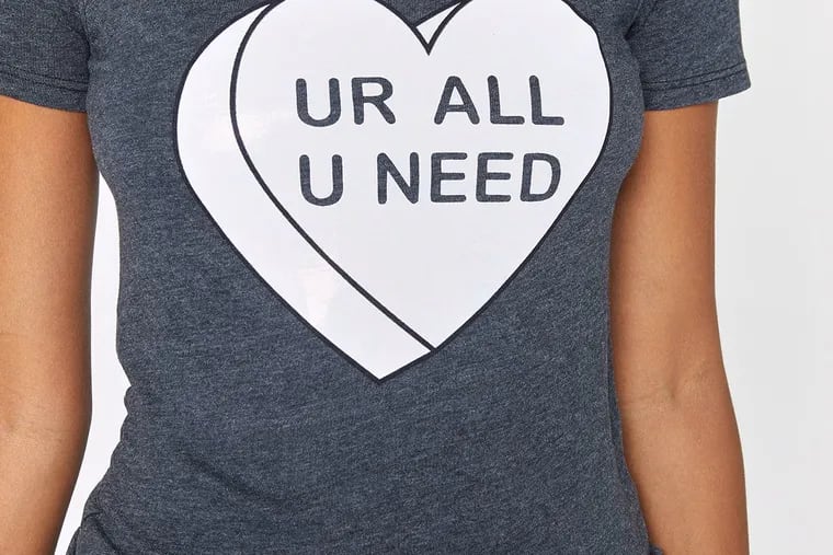 T-shirt design Ur All U Need by T-shirt artist Amber "Amberella" Lynn Thompson