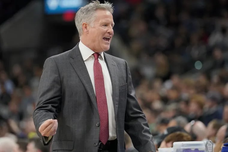 Sixers’ coach Brett Brown wants his team to take care of the ball better while still playing an up-tempo offensive style.