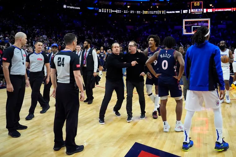 Sixers head coach Nick Nurse and forward Kelly Oubre were both fined $50k for their actions following a controversial 108-107 loss to the Los Angeles Clippers.