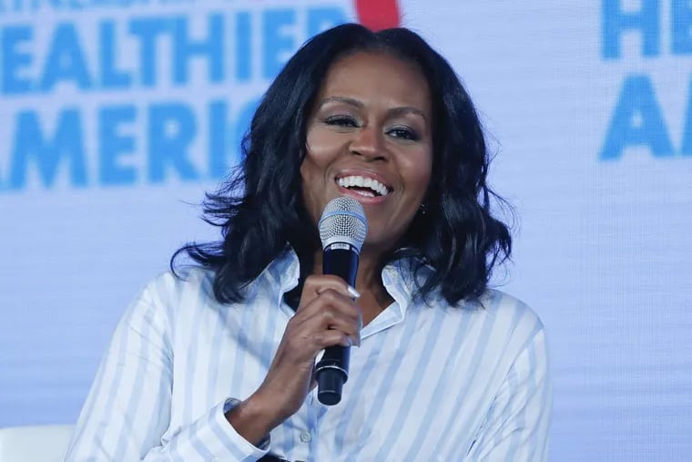 Former first lady Michelle Obama will be in Philadelphia today to speak at the Pennsylvania Conference for Women.