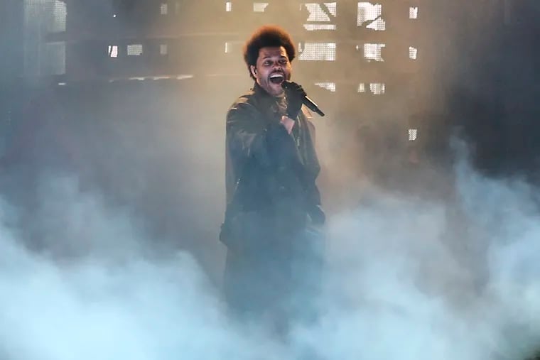 The Weeknd performs at Lincoln Financial Field on July 14.