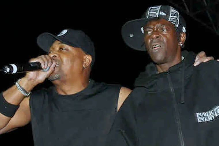 Public Enemy, with Chuck D (left) and Flavor Flav, is affiliated with Sellaband, a European Web site that helps fans finance musical artists. But the revenue hasn't been as high as the rappers expected.