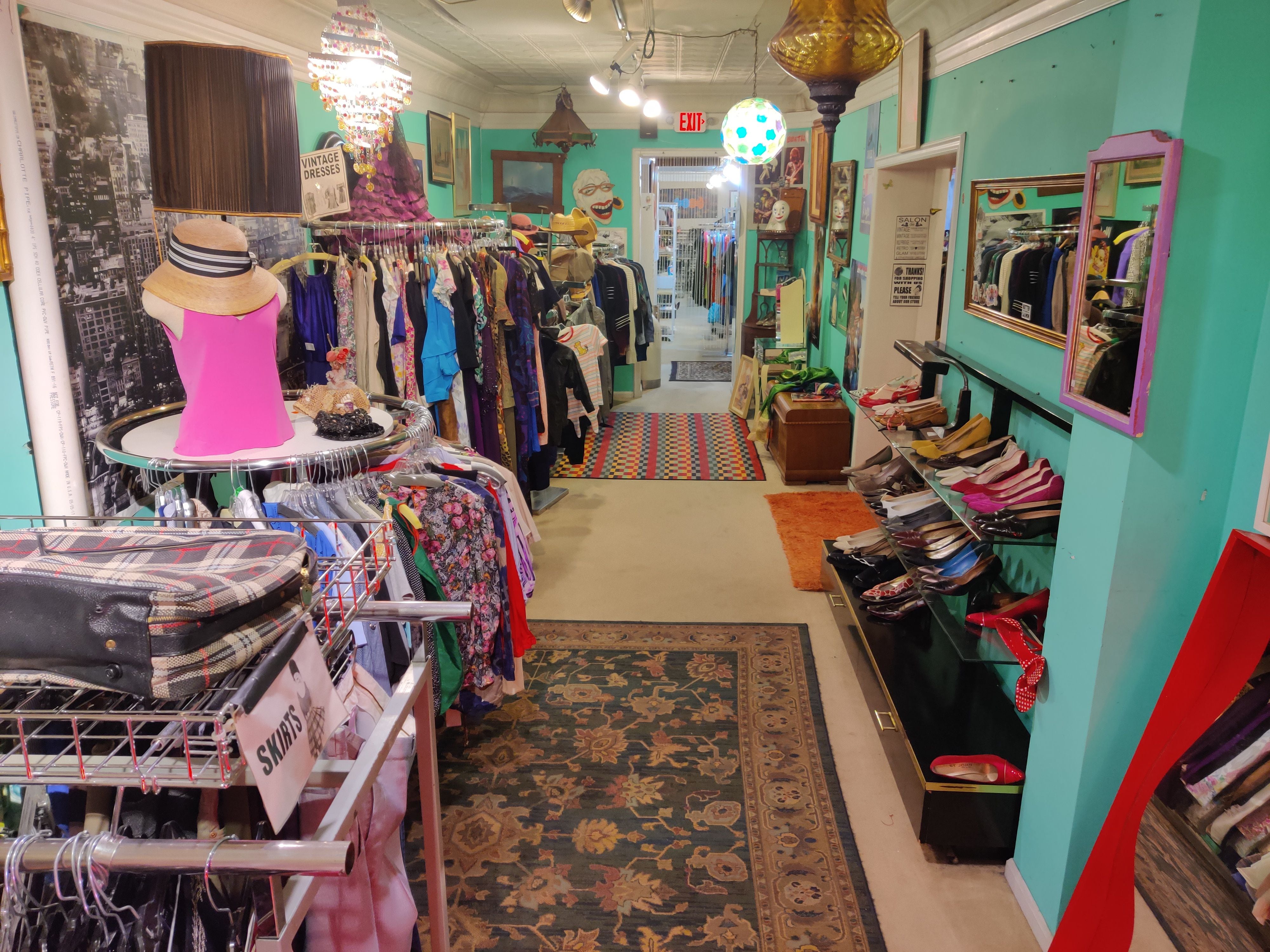 Interior of the Berkowitz dry goods and clothing store in Old Forge