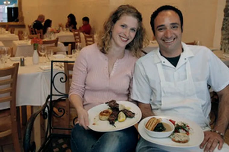 Kathryn and Davide Faenza - she does desserts, he handles the savory dishes - have branched out from their tiny L&#0039;Angolo with the larger Salento in Center City.