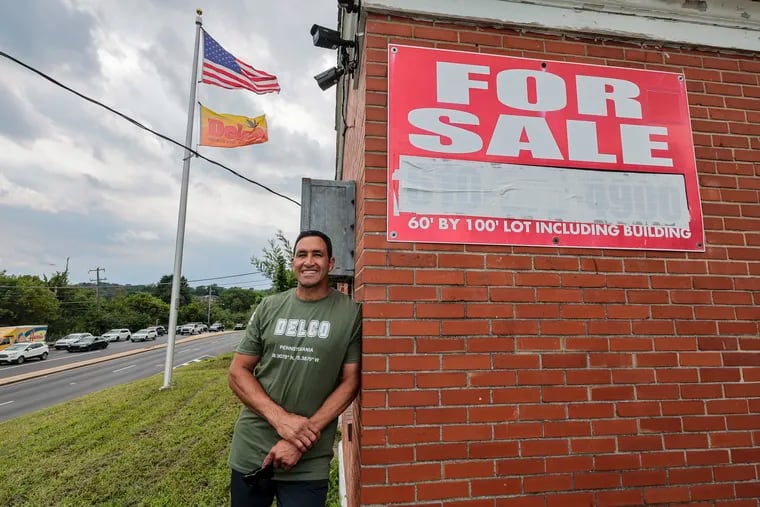 Joe Vaccone wants to use the $150,000 property to advertise his real estate company. So again, the 'Delco Shack' will be for sale, but it'll be Vaccone's name that 100,000 cars pass by per week along Balitmore Pike in Springfield here.