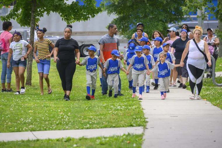 The North Camden Little League held its opening day on June 8 with the Annual Children's Unity Walk from City Hall to Pyne Poynt Park. A week into the start of the season, the snack stand in Pyne Poynt Park was robbed of $15,000 worth of equipment and food items.