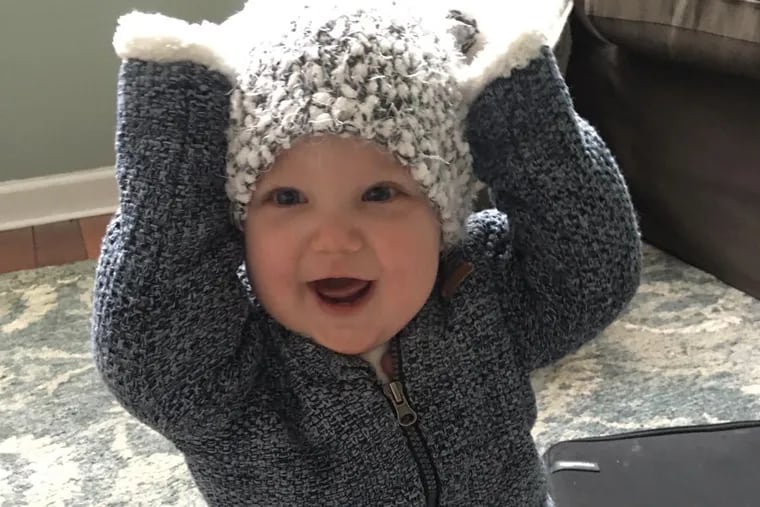 Mara, the daughter of Inquirer staff writer Abraham Gutman, celebrating a snow day.