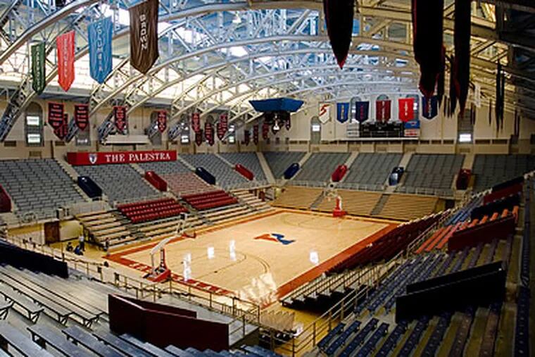 The 2013 CAA men's basketball tournament could be headed to the Palestra. (Matt Rourke/AP file photo)