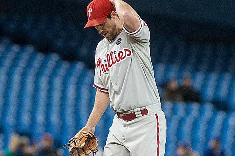 Phillies starting pitcher Cliff Lee. (Chris Young/The Canadian Press/AP)