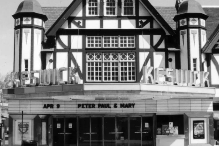 The facade of the Keswick Theatre