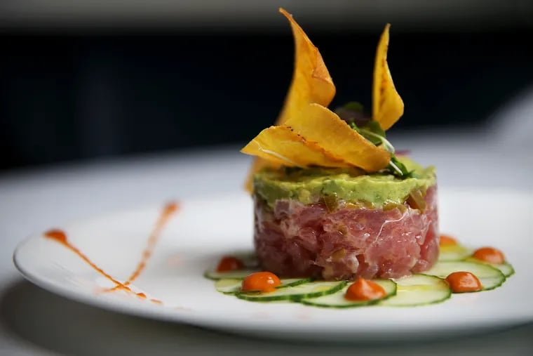 The tuna tartare is pictured at Dolce Mare inside the Ocean Resort Casino in Atlantic City, N.J., on Monday, July 2, 2018. TIM TAI / Staff Photographer