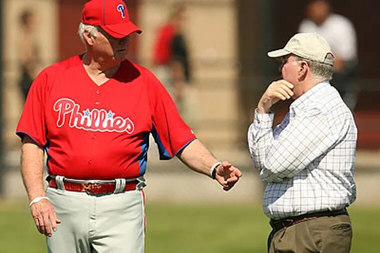 "That's certainly not anything we're focusing on," David Montgomery said of possibly dismissing Charlie Manuel. (Yong Kim/Staff file photo)