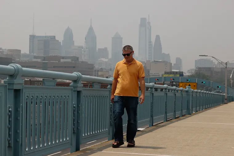 Smoke from Canadian wildfires are forecast to linger over Philadelphia again Friday, but air quality is expected improve throughout the day.