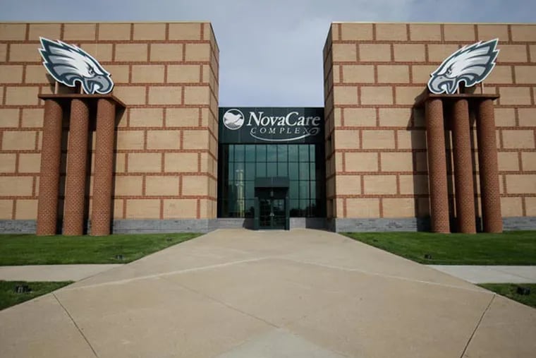 The NovaCare Complex, the Philadelphia Eagles practice facility is shown, Friday, May 10, 2013, in Philadelphia. (Matt Slocum/AP file)