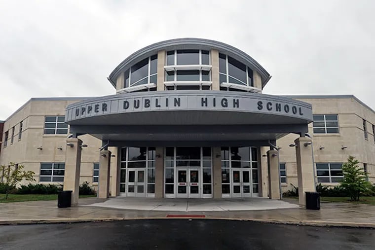 Upper Dublin High School had the 10th highest SAT scores of any public school in Pennsylvania last year. ( RON TARVER / Staff Photographer )