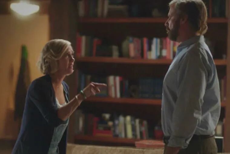 Kristen Wiig and Will Ferrell in Lifetime's must-be-a-parody "A Deadly Adoption."