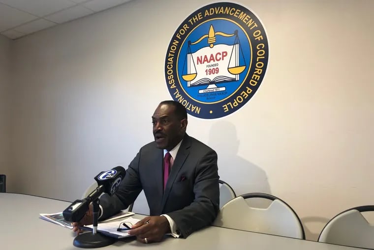 NAACP President Rodney Muhammad speaks out against recent coverage of the Philadelphia Sheriff's Office by The Inquirer.