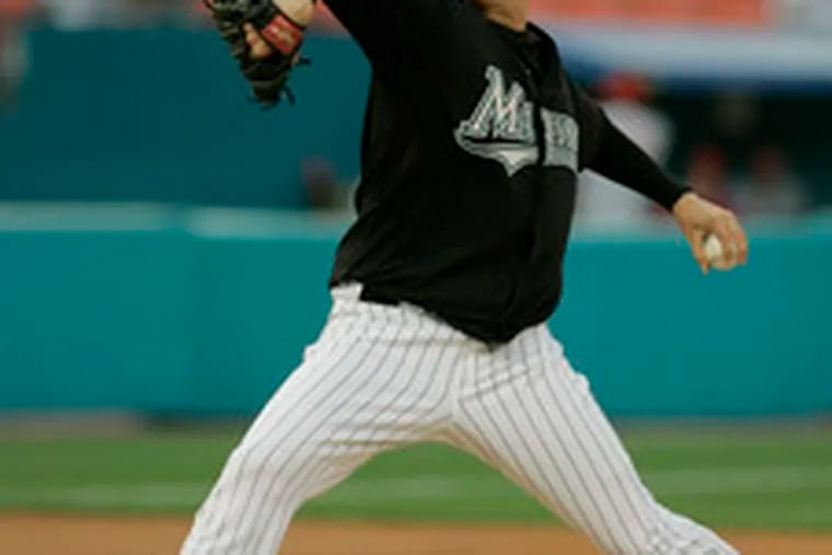 Marlins' Scott Olsen is Public Enemy No. 1 in Phils' clubhouse, which made his win more painful.